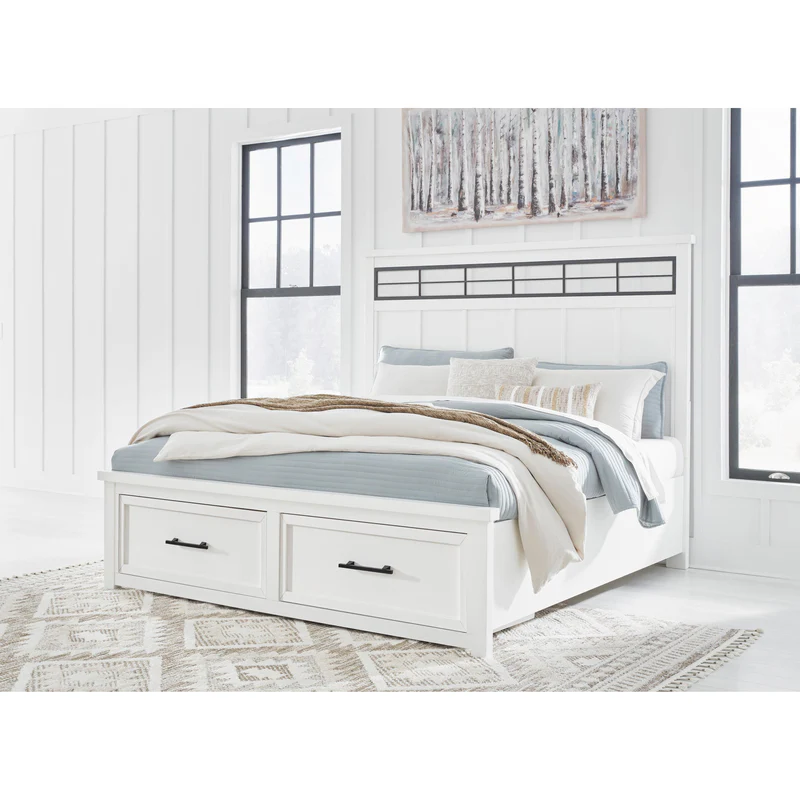 Ashbryn Queen Panel Storage Bed