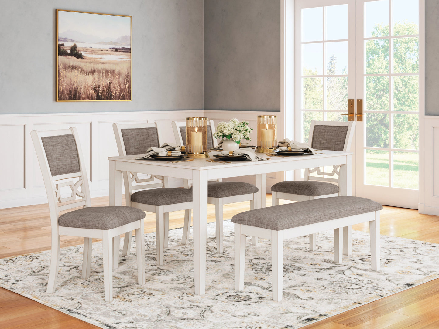 Erinburg Dining Room Set 6 PC