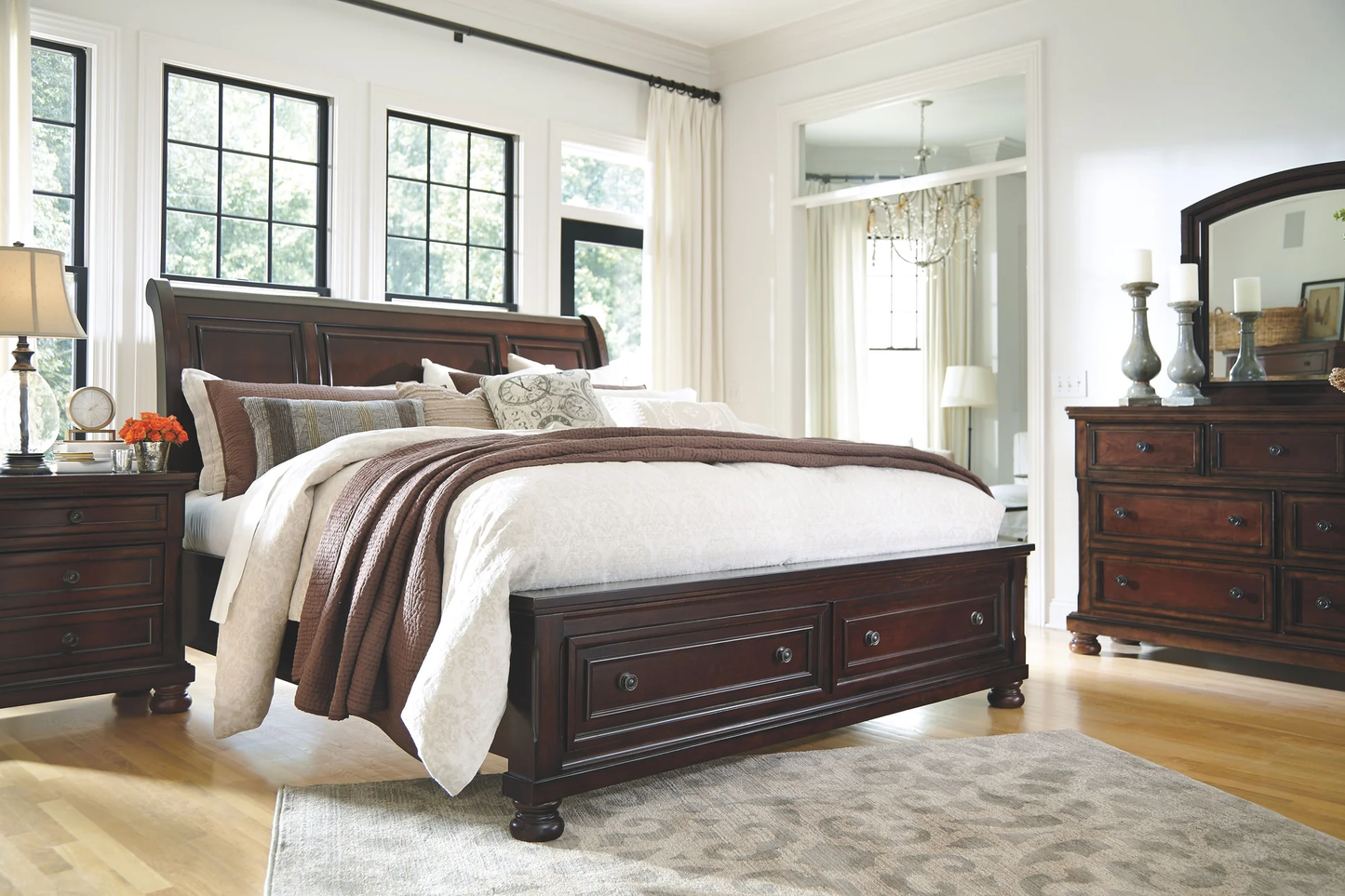Porter 5 pc Sleigh Bedroom Set