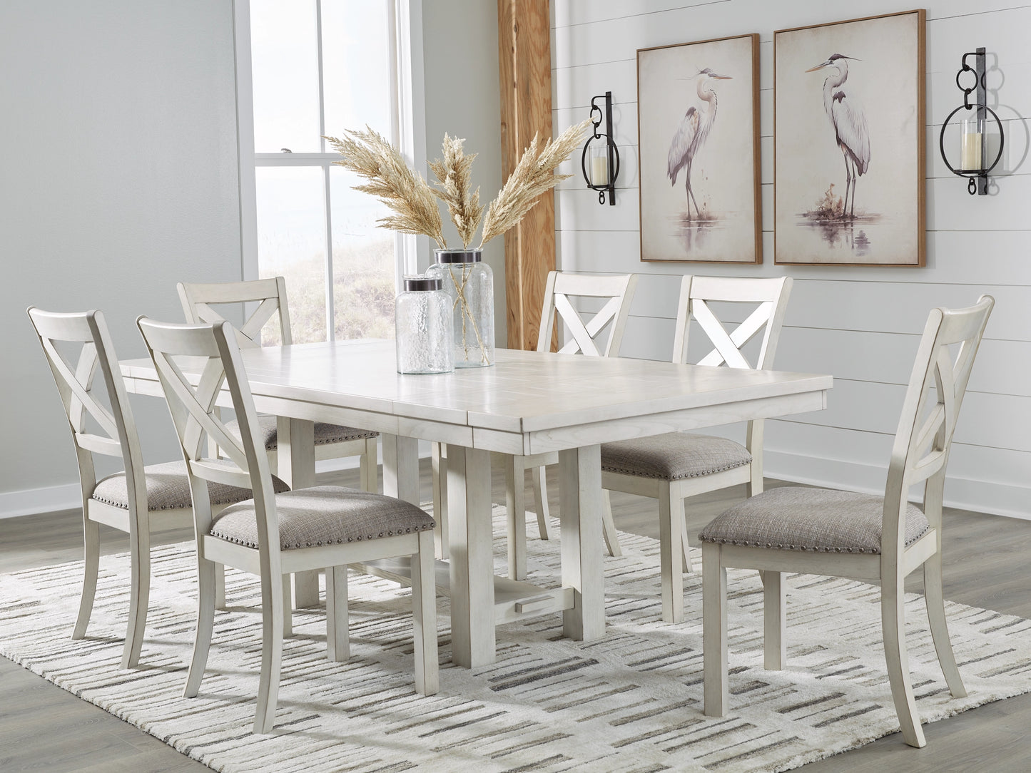 Robbinsville Dining Room Set w 6 Chairs