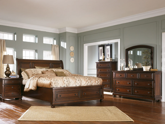 Porter 5 pc Sleigh Bedroom Set