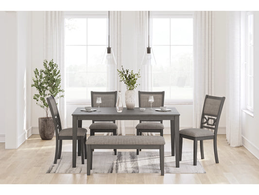 Wrenning Dining Room with a Bench Set